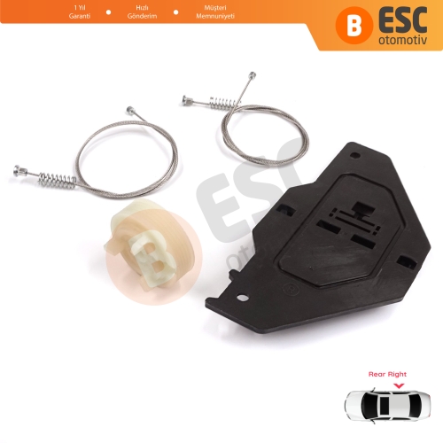 Citroen C4 Picasso MK1 UD Grand UA 2006-2013 MPV 9224E4 İçin Elektrikli Arka Sağ Cam Kriko Tamir Seti
