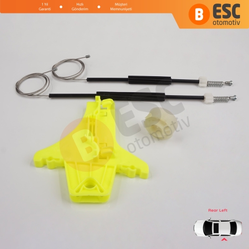 VW Golf MK7 5G 2012-2021 5-Kapı 5G4839461 İçin Elektrikli Arka Sol Cam Kriko Tamir Seti