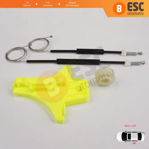 VW Golf MK7 5G 2012-2021 5-Kapı 5G4839461 İçin Elektrikli Arka Sol Cam Kriko Tamir Seti