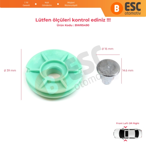 Renault Trafic Vivaro MK2 Fiat Ducato Boxer Jumper Relay MK2 MK3 7700311818 İçin Ön Cam Kriko Köşe Makarası