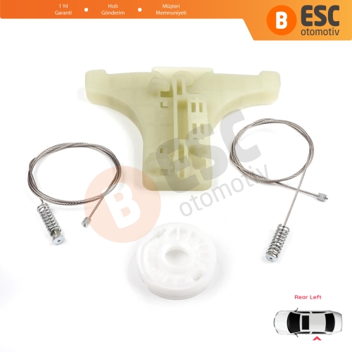 Kia Sportage MK3 SL 2010-2015 834713W000 İçin Elektrikli Sol Arka Kapı Cam Kriko Tamir Seti