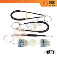 VW Passat B7 362 365 2010-2014 CC A32 A33 2011-2020 3AA837755 İçin Elektrikli Ön Sol Cam Kriko Tamir Seti