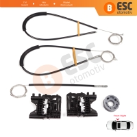 Land Rover Range Rover Sport MK2 L494 2013-2022 LR077817 İçin Ön Sağ Kapı Cam Kriko Tamir Seti