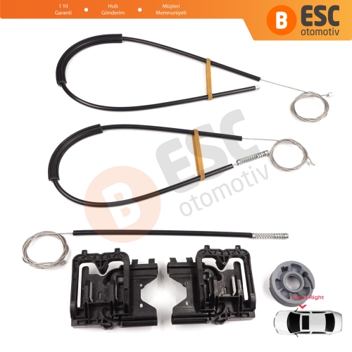 Land Rover Range Rover Sport MK2 L494 2013-2022 LR077817 İçin Ön Sağ Kapı Cam Kriko Tamir Seti