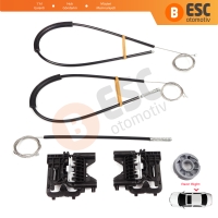 Land Rover Range Rover Sport MK2 L494 2013-2022 LR078870 İçin Arka Sağ Kapı Cam Kriko Tamir Seti