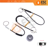 Mitsubishi Colt CZC Cabriolet RG 2006-2009 98031403 İçin Sol Kapı Cam Kriko Tamir Seti