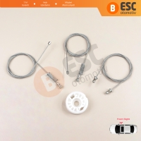 Smart Fortwo 451 MK2 2006-2014 Coupe 4517200446 İçin Sağ Kapı Cam Kriko Tamir Seti