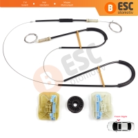 Skoda Octavia MK3 III 5E 2012-2021 4/5 Kapı 5E0837462 İçin Ön Sağ Kapı Cam Kriko Tamir Seti