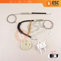 Alfa Romeo 156 932 1996-2007 4/5 Kapı 60672277 İçin Ön Sağ Kapı Cam Kriko Tamir Seti