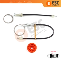 Honda S2000 AP1 AP2 1999-2009 72210-S2A-G02 İçin Sağ Kapı Cam Kriko Tamir Seti