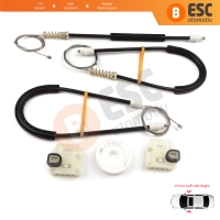 Seat Leon MK1 1M1 1999-2006 Seat Toledo MK2 1M2 1998-2004 4/5 Kapı 1M0837461A 1M0837462A İçin Elektrikli Ön Kapı Cam Kriko Tamir Seti