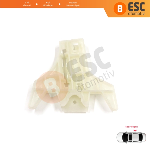 Hyundai Santa Fe CM 2005-2012 Elantra HD 2005-2011 834712B000 İçin Arka Sağ Kapı Cam Kriko Tamir Klipsi