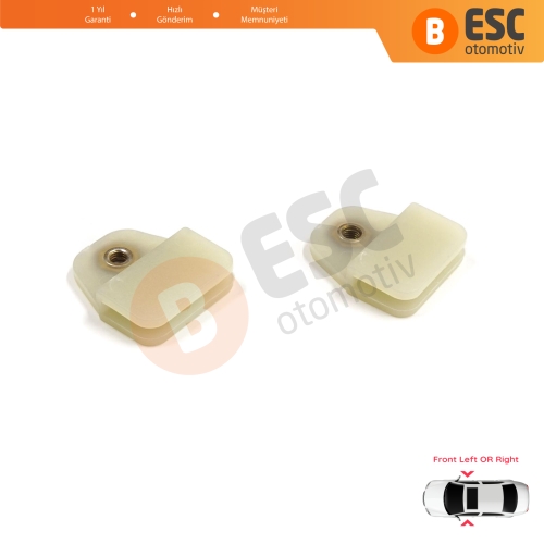 Land Rover Defender L315 L316 90 110 130 1994-2016 STC4787 için Ön Kapı Cam Tutucu Taşıyıcı Kızak Klipsi