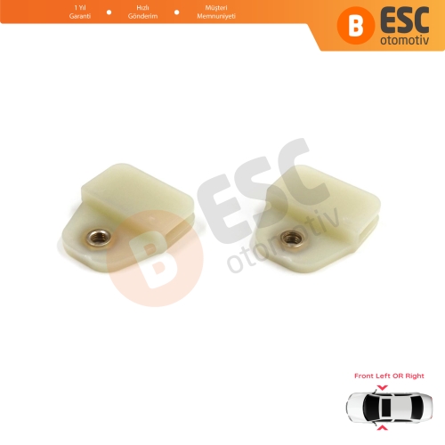 Land Rover Defender L315 L316 90 110 130 1994-2016 STC4787 için Ön Kapı Cam Tutucu Taşıyıcı Kızak Klipsi
