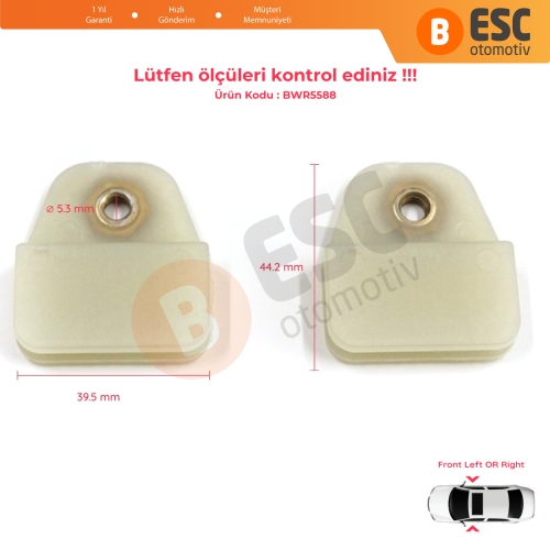 Land Rover Defender L315 L316 90 110 130 1994-2016 STC4787 için Ön Kapı Cam Tutucu Taşıyıcı Kızak Klipsi