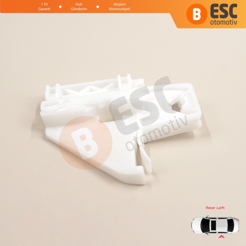 Skoda Octavia MK2 A5 1Z3 1Z5 2004-2013 4/5-Kapı 1Z0839655 İçin Elektrikli Arka Sol Cam Kriko Tamir Klipsi