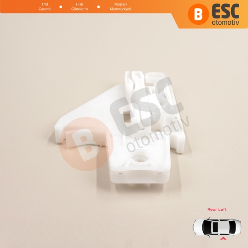 Skoda Octavia MK2 A5 1Z3 1Z5 2004-2013 4/5-Kapı 1Z0839655 İçin Elektrikli Arka Sol Cam Kriko Tamir Klipsi