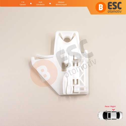 Skoda Octavia MK2 A5 1Z3 1Z5 2004-2013 4/5-Kapı 1Z0839656 İçin Elektrikli Arka Sağ Cam Kriko Tamir Klipsi
