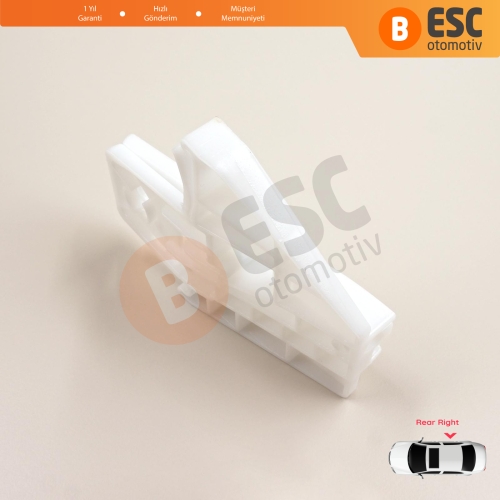 Skoda Octavia MK2 A5 1Z3 1Z5 2004-2013 4/5-Kapı 1Z0839656 İçin Elektrikli Arka Sağ Cam Kriko Tamir Klipsi