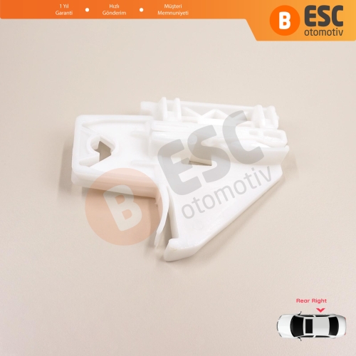 Skoda Octavia MK2 A5 1Z3 1Z5 2004-2013 4/5-Kapı 1Z0839656 İçin Elektrikli Arka Sağ Cam Kriko Tamir Klipsi