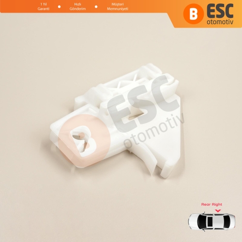 Skoda Octavia MK2 A5 1Z3 1Z5 2004-2013 4/5-Kapı 1Z0839656 İçin Elektrikli Arka Sağ Cam Kriko Tamir Klipsi