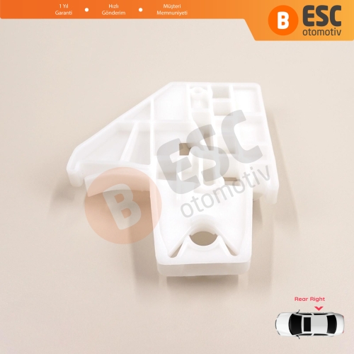 Skoda Octavia MK2 A5 1Z3 1Z5 2004-2013 4/5-Kapı 1Z0839656 İçin Elektrikli Arka Sağ Cam Kriko Tamir Klipsi