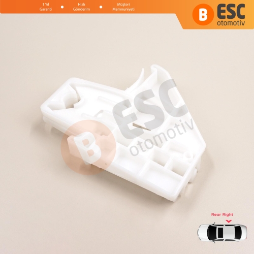 Skoda Octavia MK2 A5 1Z3 1Z5 2004-2013 4/5-Kapı 1Z0839656 İçin Elektrikli Arka Sağ Cam Kriko Tamir Klipsi