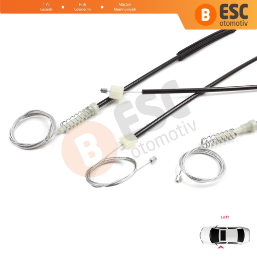 Ford F-Max Truck H625 2018-On 910649101 için Sol Kapı Cam Kriko Tamir Seti