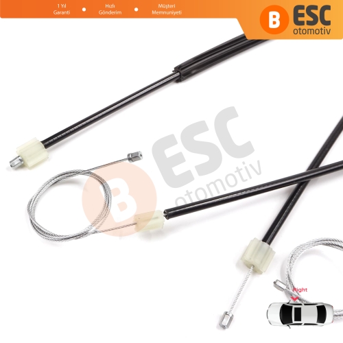 Ford F-Max Truck H625 2018-On 910650101 için Sağ Kapı Cam Kriko Tamir Seti