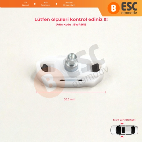 Opel Astra H 2004-2014 Vectra C Z02 2002-2009 4/5 Kapı için Makas Tip Ön Cam Kriko Kayar Pivot Kılavuz Klipsi 