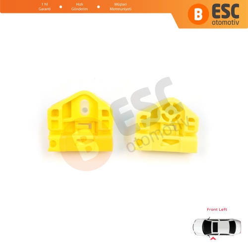 Renault Kangoo MK2 FW KW 2007-2021 Citan W415 807212230R İçin Ön Sol Cam Kriko Tamir Klipsi A+B