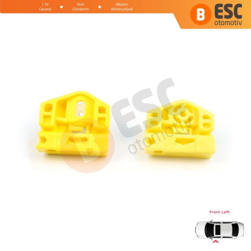 Renault Kangoo MK2 FW KW 2007-2021 Citan W415 807212230R İçin Ön Sol Cam Kriko Tamir Klipsi A+B