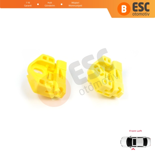 Renault Kangoo MK2 FW KW 2007-2021 Citan W415 807212230R İçin Ön Sol Cam Kriko Tamir Klipsi A+B