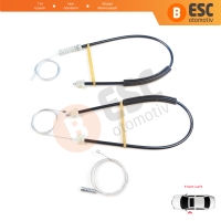 BMW 3 Serisi F30 F31 F35 F80 M3 2012-2019 51337281885 İçin Ön Sol Cam Kriko Tamir Seti