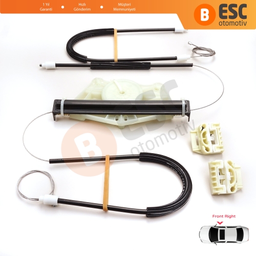 Seat Toledo MK2 1M2 1998-2004 Leon MK1 1M1 1999-2006 1M0837462A İçin Elektrikli Ön Sağ Cam Kriko Tamir Seti