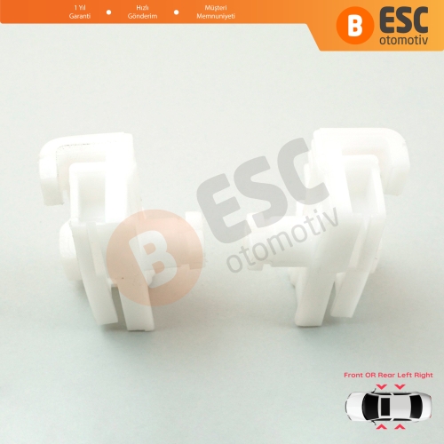 Citroen Saxo S0 S1 Peugeot 106 MK1 MK2 1A 1C 1S 3/5-Kapı 9222G9 9221H1 İçin Sağ Sol Cam Kriko Tamir Klipsi