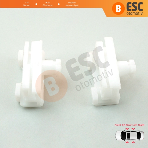 Citroen Saxo S0 S1 Peugeot 106 MK1 MK2 1A 1C 1S 3/5-Kapı 9222G9 9221H1 İçin Sağ Sol Cam Kriko Tamir Klipsi