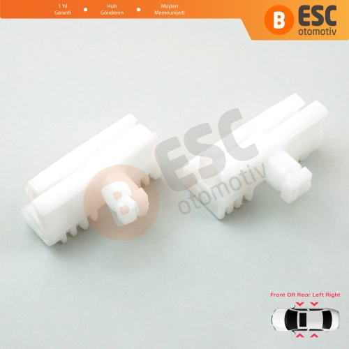 Citroen Saxo S0 S1 Peugeot 106 MK1 MK2 1A 1C 1S 3/5-Kapı 9222G9 9221H1 İçin Sağ Sol Cam Kriko Tamir Klipsi