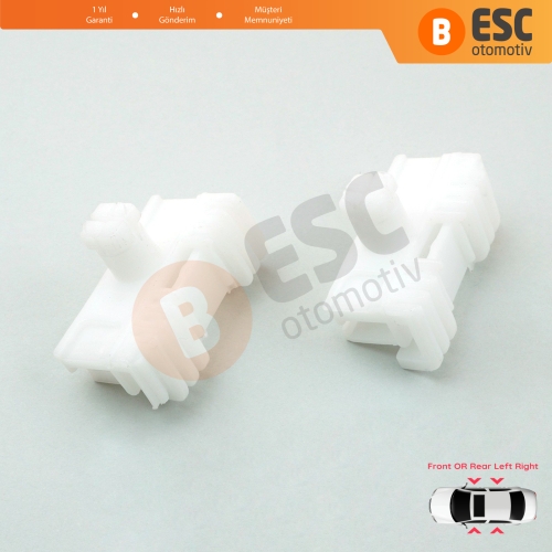 Citroen Saxo S0 S1 Peugeot 106 MK1 MK2 1A 1C 1S 3/5-Kapı 9222G9 9221H1 İçin Sağ Sol Cam Kriko Tamir Klipsi