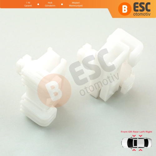 Citroen Saxo S0 S1 Peugeot 106 MK1 MK2 1A 1C 1S 3/5-Kapı 9222G9 9221H1 İçin Sağ Sol Cam Kriko Tamir Klipsi