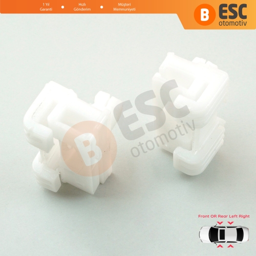 Citroen Saxo S0 S1 Peugeot 106 MK1 MK2 1A 1C 1S 3/5-Kapı 9222G9 9221H1 İçin Sağ Sol Cam Kriko Tamir Klipsi