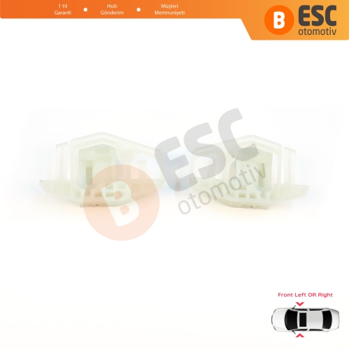 Renault Megane MK2 Peugeot 206 206+ Citroen XSara Picasso N68 4/5 Kapı İçin Ön Cam Kriko Tamir Klipsi A+B