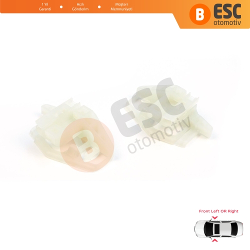 Renault Megane MK2 Peugeot 206 206+ Citroen XSara Picasso N68 4/5 Kapı İçin Ön Cam Kriko Tamir Klipsi A+B