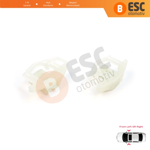 Renault Megane MK2 Peugeot 206 206+ Citroen XSara Picasso N68 4/5 Kapı İçin Ön Cam Kriko Tamir Klipsi A+B