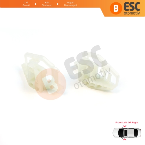 Renault Megane MK2 Peugeot 206 206+ Citroen XSara Picasso N68 4/5 Kapı İçin Ön Cam Kriko Tamir Klipsi A+B