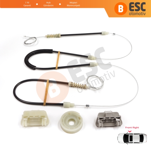 Chrysler 300 2005-2010 Dodge Charger LX 2006-2010 Magnum 2005-2008 5065474AE İçin Ön Sağ Kapı Cam Kriko Tamir Seti