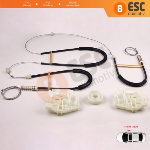 BMW X3 E83 2003-2011 SUV 51333448250 İçin Elektrikli Ön Sağ Cam Kriko Tamir Seti