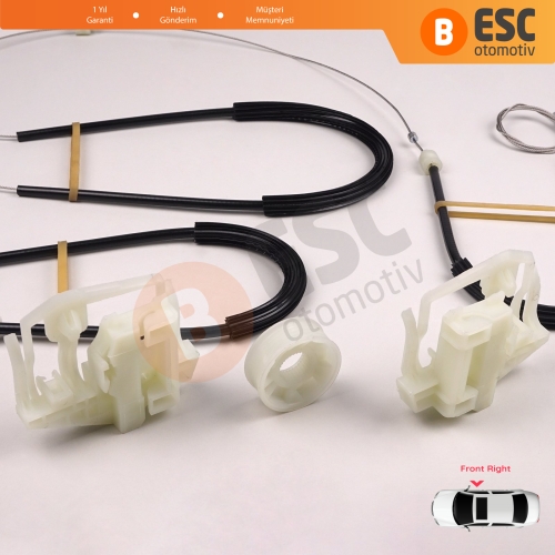 BMW X3 E83 2003-2011 SUV 51333448250 İçin Elektrikli Ön Sağ Cam Kriko Tamir Seti