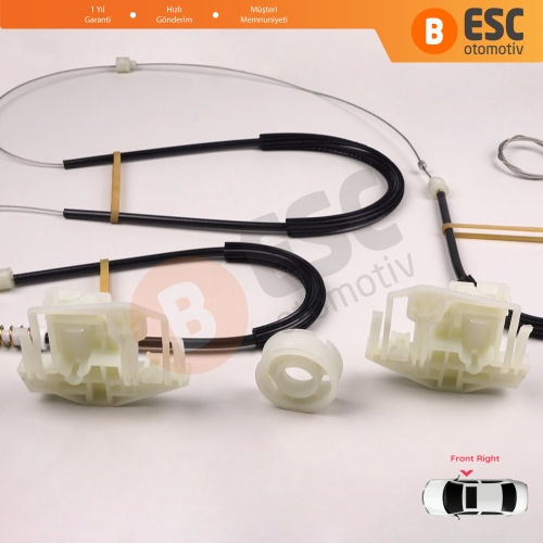 BMW X3 E83 2003-2011 SUV 51333448250 İçin Elektrikli Ön Sağ Cam Kriko Tamir Seti