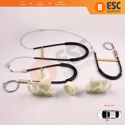 BMW X3 E83 2003-2011 SUV 51333448249 İçin Elektrikli Ön Sol Cam Kriko Tamir Seti